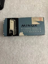 Minox Camera Flashgun Model B in Original Box w/Documents