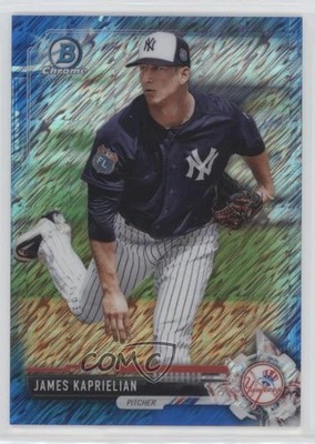 2017 Bowman Chrome Prospects Blue Shimmer Refractor 94/150 James Kaprielian 1og