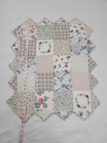 Donna Sharp 2004 Floral Patchwork Standard Pillow Sham Pink Cottagecore - Picture 3 of 4