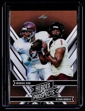 2024 Leaf Heroes & Prospects #260 Michael Vick Kyron Drones Heroes & Prospects
