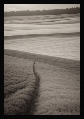 Soft Color Field Framed Wall Art Poster Canvas Print Picture