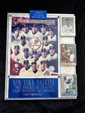 New York Yankees Vintage 2002 American League East Division Champions Plaque