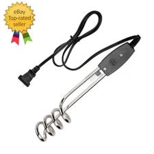 Immersion Water Heater，Portable Electric Immersion Water Boiler Heater ，10 Inch