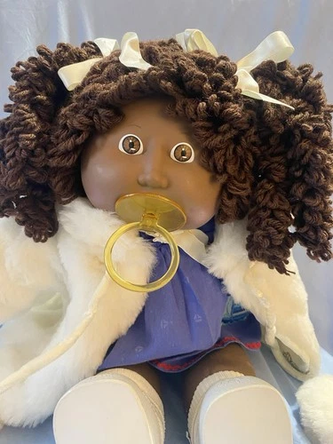 Custom Popcorn Hair African American Cabbage Patch Kids HTF dress paci FREE ship