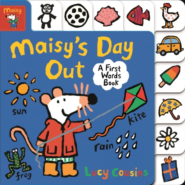 Maisy's Day Out: A First Words Book by Lucy Cousins (Board book)
