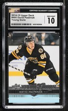 2014-15 Upper Deck Young Guns David Pastrnak #495 CGC 10 Gem Mint 10ft