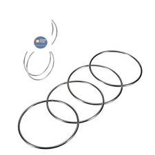 Cooplay Magic Trick 4 Chinese Linking Rings Set for Approx. 3.93 inch/10cm
