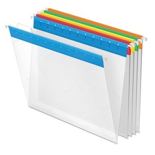 Pendaflex 55708 1/5-Cut Tabs Letter Poly Hanging Folders - Assorted 25/Box New