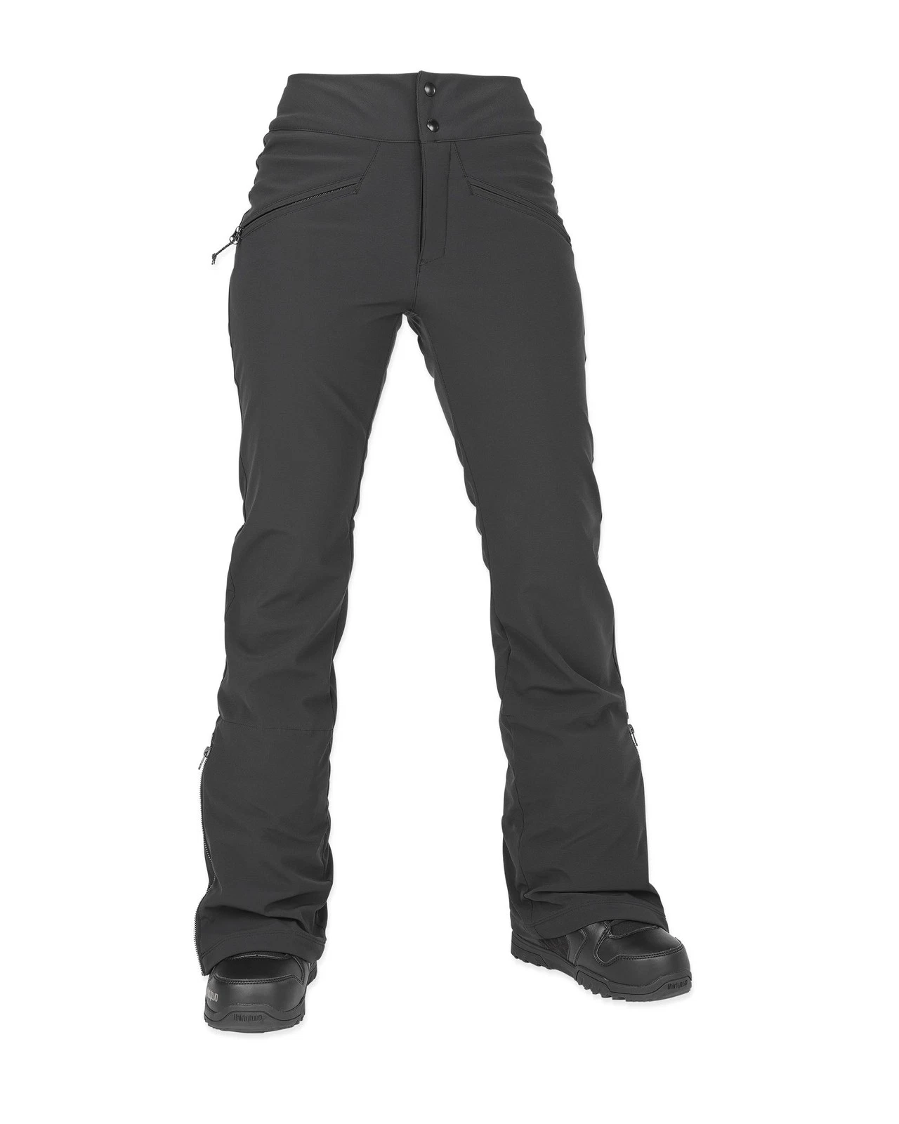 Volcom Battle Stretch Women's Snow Pants, Black, Medium