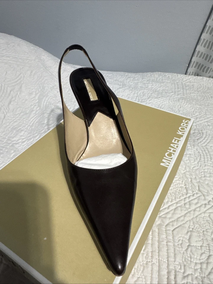 Michael Kors Mujer Cuero Marrón 7.5 Foto 3 de 4