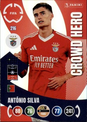 Panini FIFA Adrenalyn XL Club World Cup 2025 216 - Antonio Silva - Crowd Hero