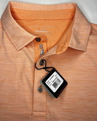 NWT BOBBY JONES X-H2O Performance mens golf shirt sz L