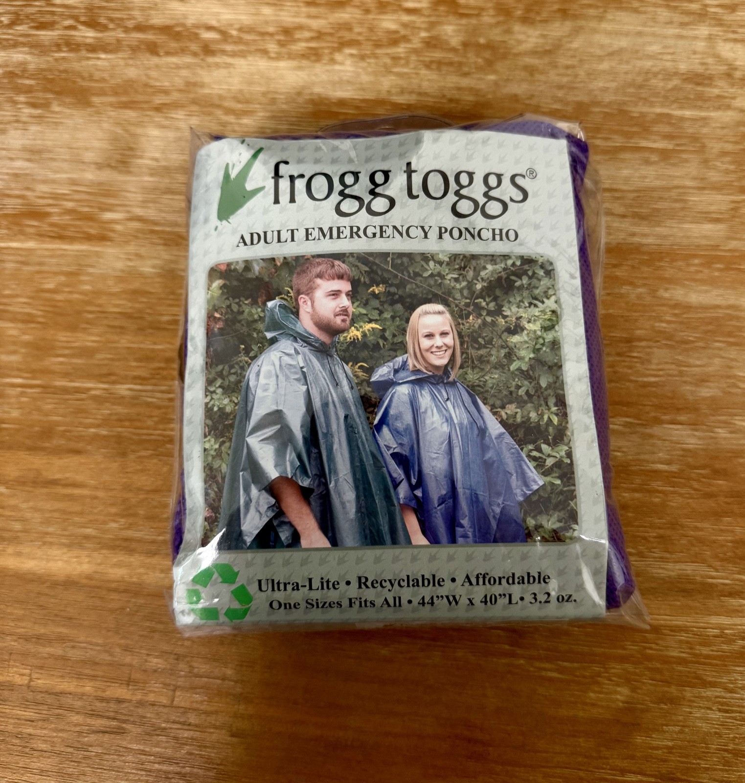 Frogg Toggs Adult Emergency Rain Poncho