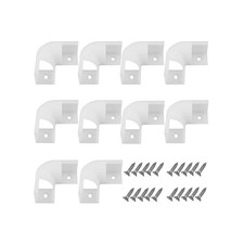 HAMRVL Led Aluminum Channel Corner Kit for Strip Lights L 45x45, white