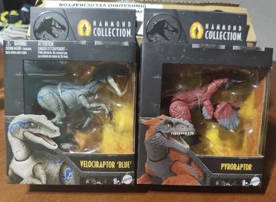 Jurassic World Hammond Collection Mattel Velociraptor Blue