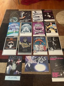 Andre Kole Magician Poster Lot - 13 posters, autographed