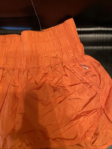 Free People FP Movement the Way Home Orange Shorts Size M