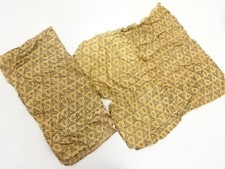 7052527: JAPANESE KIMONO / ANTIQUE CLOTH / SILK / JODAI TSUMUGI / KIKKO