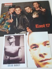 East 17 Clippings Magazine Cuttings , Poster and  Brian Harvey Tony Postcard