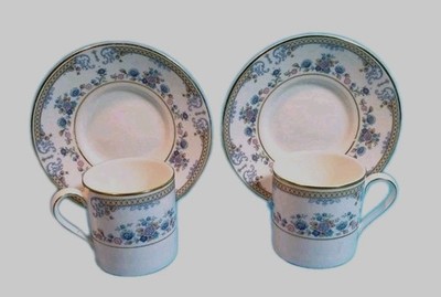 Vintage Blumen Tassen & Untertassen Minton Kaffeedosen & Untertassen. Minton Byron