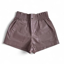 Women's Faux Leather Shorts Size Medium