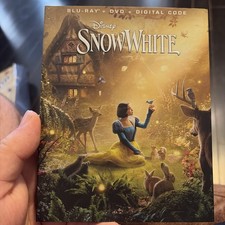 Snow White 2025 Blu-ray DVD Digital NEW w/ Slipcover