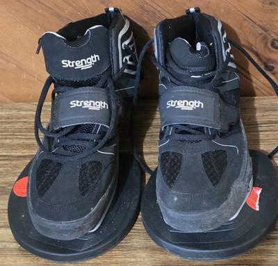 Strength Systems Plyometric Vertical Jump Training Shoes Black Men's Size 8.5