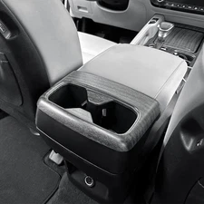 ABS Interior Rear Water Cup Holder Frame Cover Trim For KIA Telluride 2020-2025