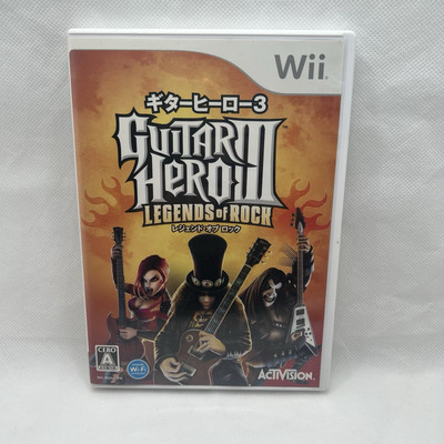 Wii Guitar Hero III: Legends of Rock Japanese Version Used