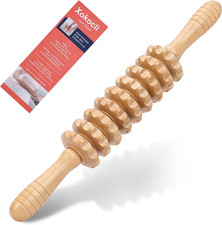 Wood Therapy Massage Roller for Body, Cellulite Massager Lymphatic Drainage To