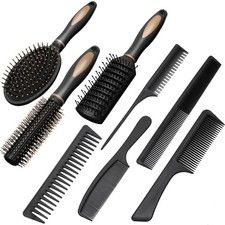 8 Stück Haarbürste Set Massage Kämme Hair ...