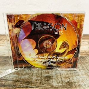Dragon Tales Screensaver and Wallpaper on CD-Rom Disc From 1995