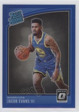 2018 Panini Donruss Optic Rated Rookie Blue Prizm 49/49 Jacob Evans III #178 5e4