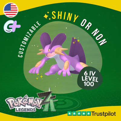 Swampert Shiny or Non  6 IV Pokémon Legends Z-A Competitive Customizable ZA Z A