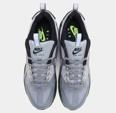 NEW Nike Men's SIZE 11 Air Max 90 Drift Cool Grey Black Neon Volt