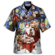 Christmas Santa Coming For You Hawaiian Shirt