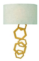 Gold Moderne Wandleuchte Leuchter 2X60W/E14 30,5X50,8 [Cm]