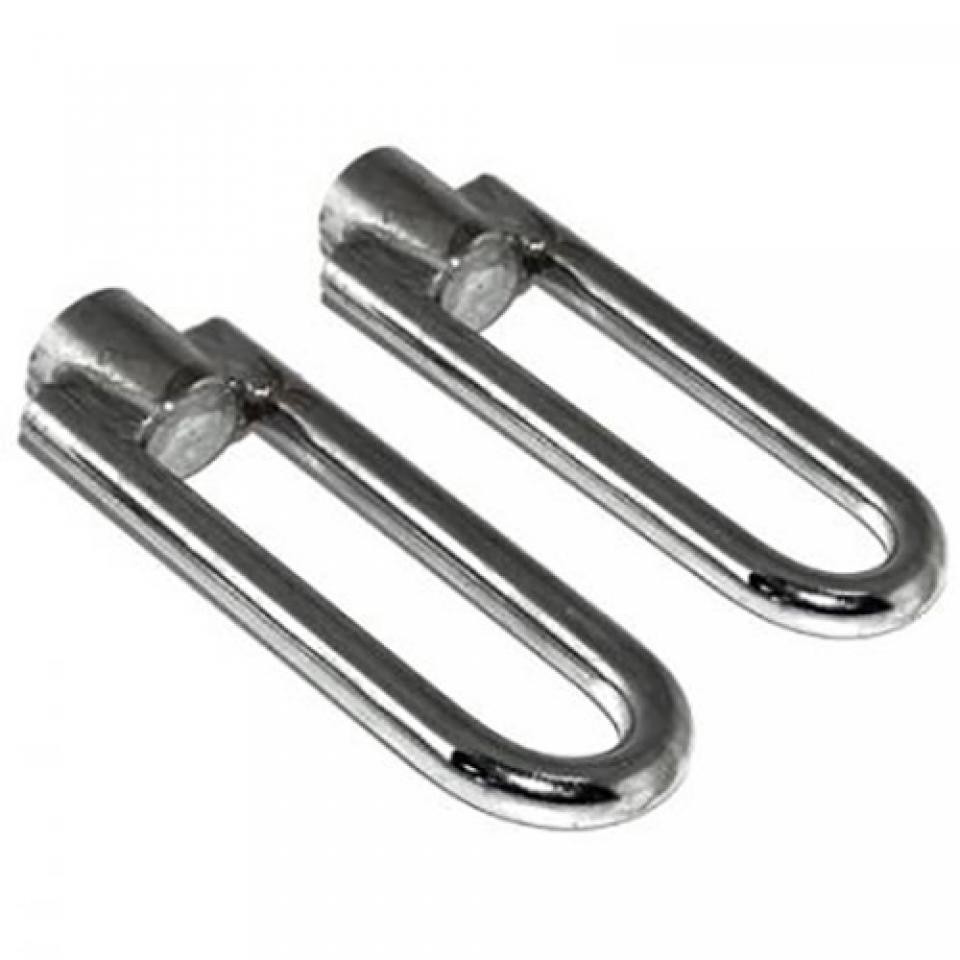 Cale-pied en U chromé RSM pour axe 16mm de mobylette vintage de qualité