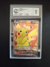 Carte Pokémon Pikachu V 157/172 Full Art - Stars Étincelantes - CCC/PSA 10 - FR