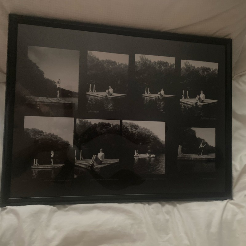 TAYLOR SWIFT Poster Lithograph Folklore "RARE Folklore Album B&W Photo Collage 