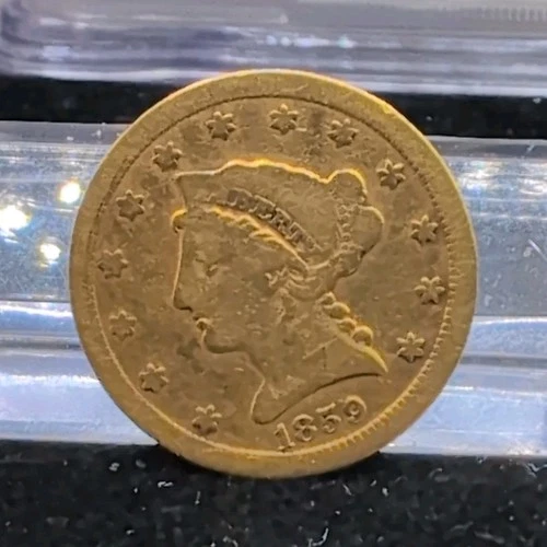 1859-P Liberty Quarter Eagle — photo from the most recent tracked eBay sale