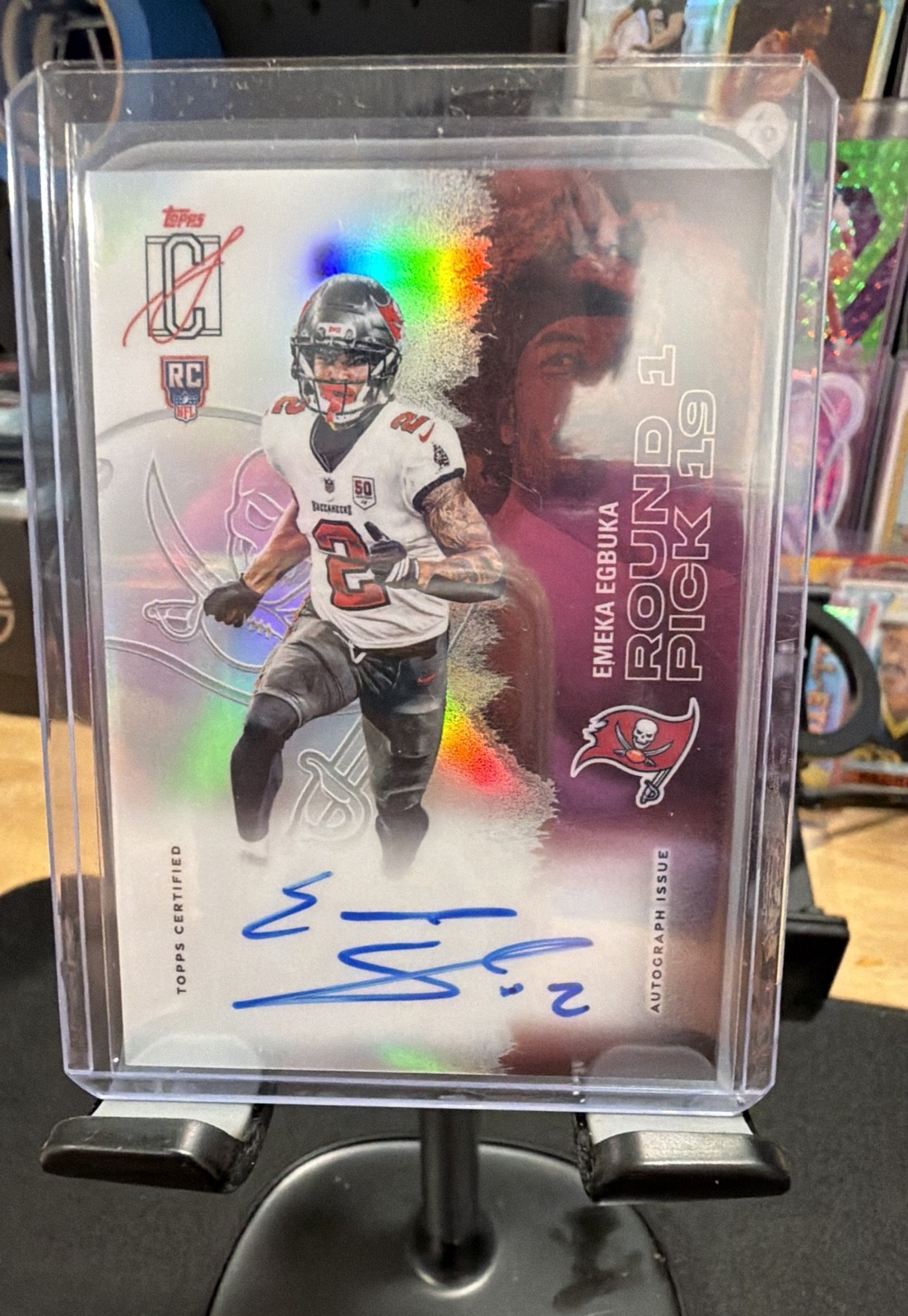 2025 Topps Signature Class - Rookies Emeka Egbuka #105 Chrome Autographs (AU,...
