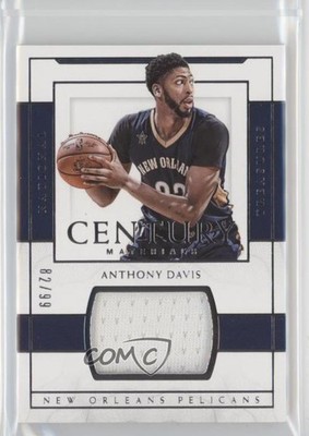 2016-17 Panini National Treasures Century Materials 82/99 Anthony Davis #76 0h5y