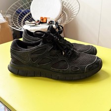 Nike Original Free Run Mens Black Suede Trainers UK 10.5 Used