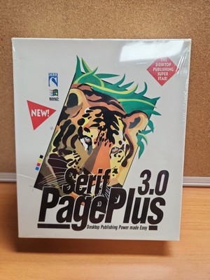 Serif 3.0 Page Plus Desktop Publishing Includes CD-ROM Factory Sealed! Free Ship