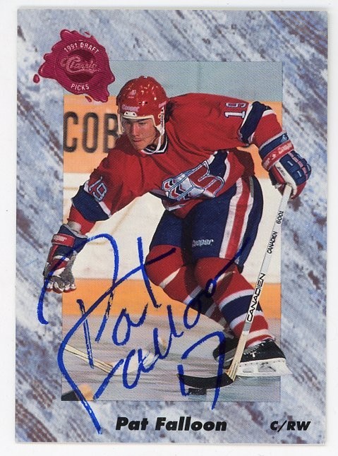 Pat Falloon-Signed 1991 Pro Set Draft Picks Trading Card (OHL)