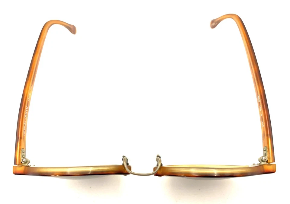 Gafas de sol Giorgio Armani 820 106-S marrón tortuga redondas marcos 140 Italia Foto 4 de 4