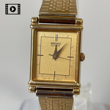 SEIKO Socie 7321-5510 [US Stock] Vintage 1984 Gold Quartz Womens Watch *N.Mint