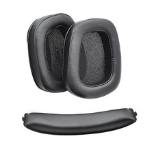 Replacement Ear Pads Headband Cushion Earmuff For Logitech G633 G933 Headphone