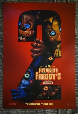 Five Nights At Freddy's 2 2025 27x40 DS Original Movie Poster Double sided MINT 